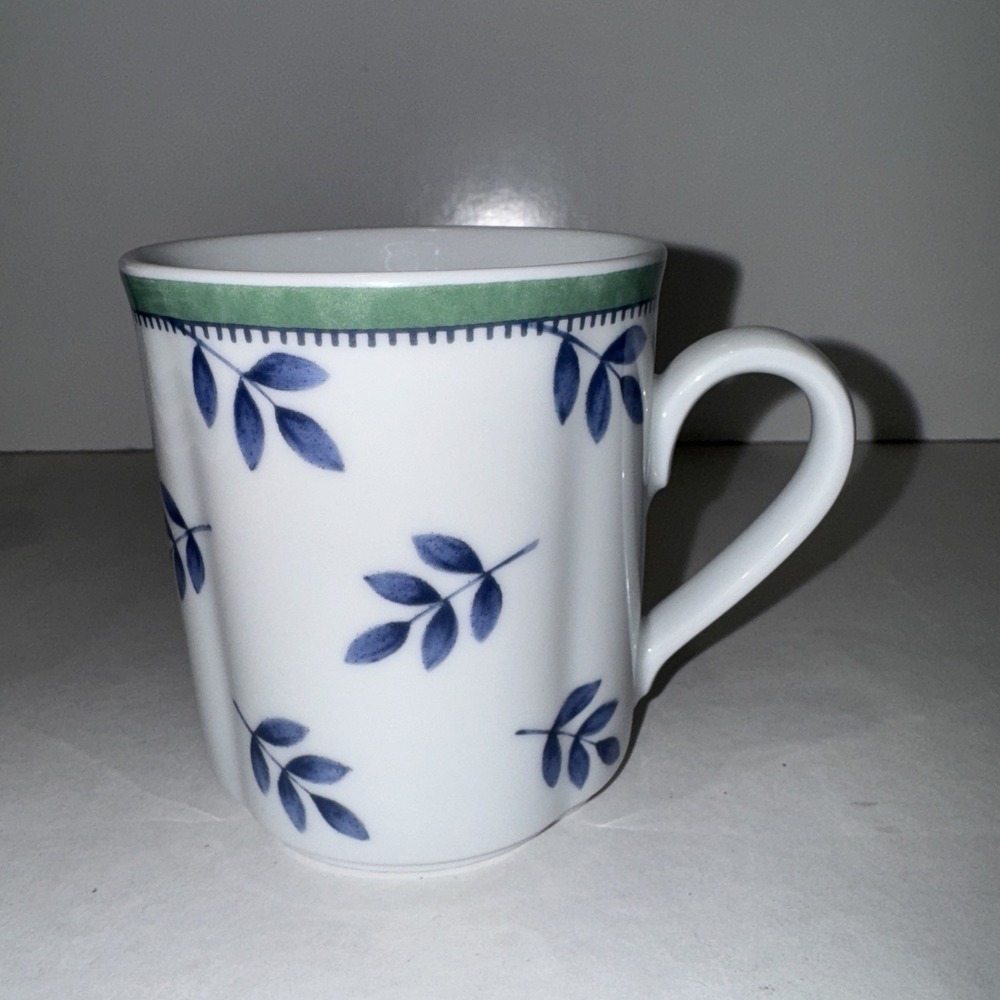 Villeroy & Boch Switch‎ 3 Porcelain Mug 3.5" White/Blue/Green Made in Germany